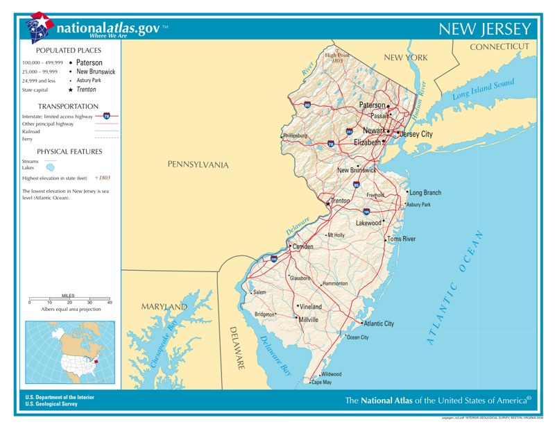 Time Zone Used in New Jersey — Time Genie's Encyclopedia