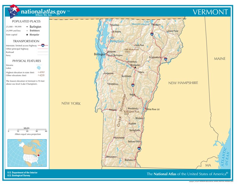 Time Zone Used in Vermont — Time Genie's Encyclopedia