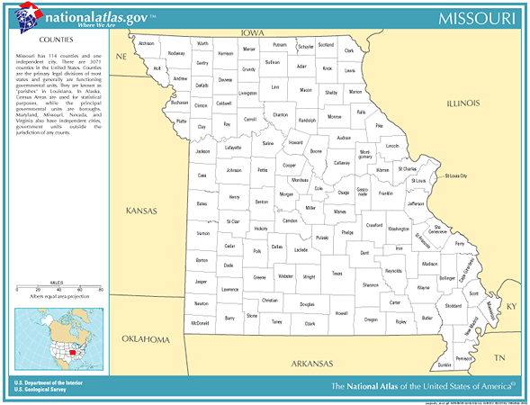 Time Zones and County Information for Cities in Missouri — Time Genie&#39;s Encyclopedia