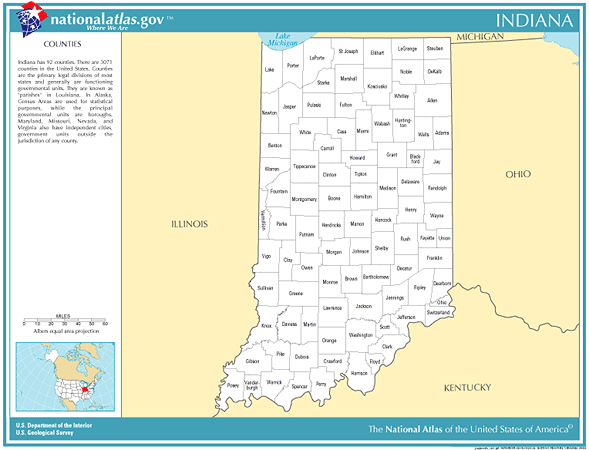 Time Zone Map Indiana
