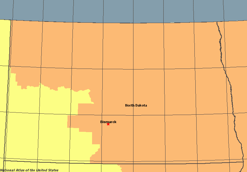 Time Zones In North Dakota Time Genie s Encyclopedia