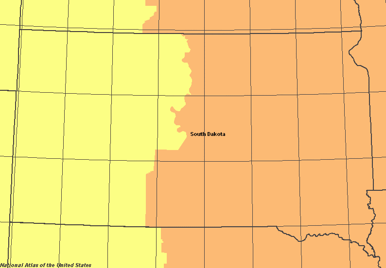 time zones in south dakota