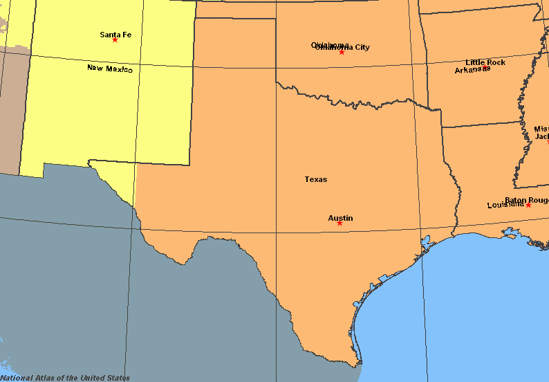 el-paso-time-zone-map-map